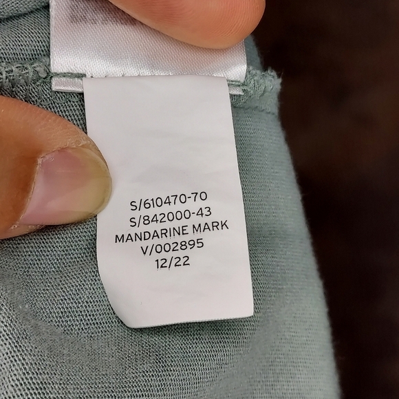 GAP graphic tee tshirt crew neck short sleeve teal turquoise blue peach XL - Picture 8 of 8